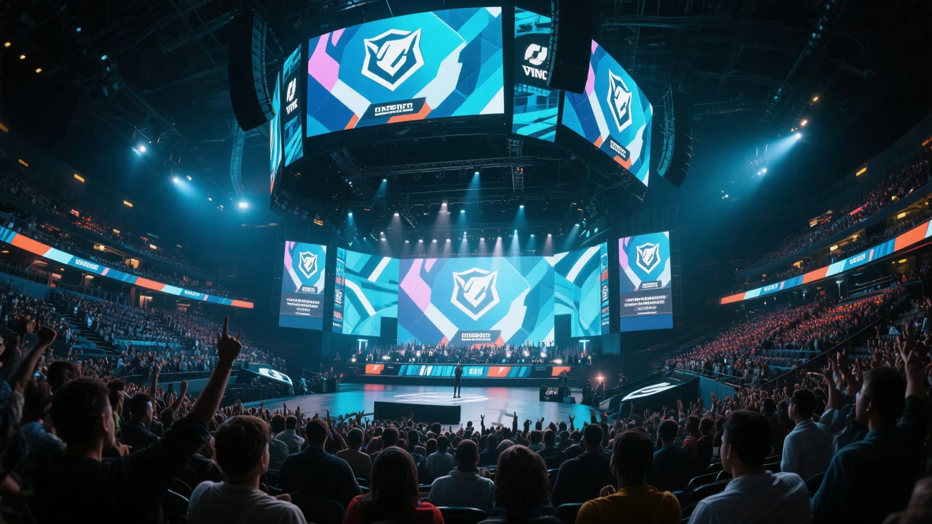 顶级电竞赛事现场