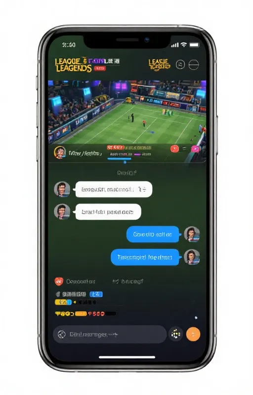 英雄联盟直播App界面