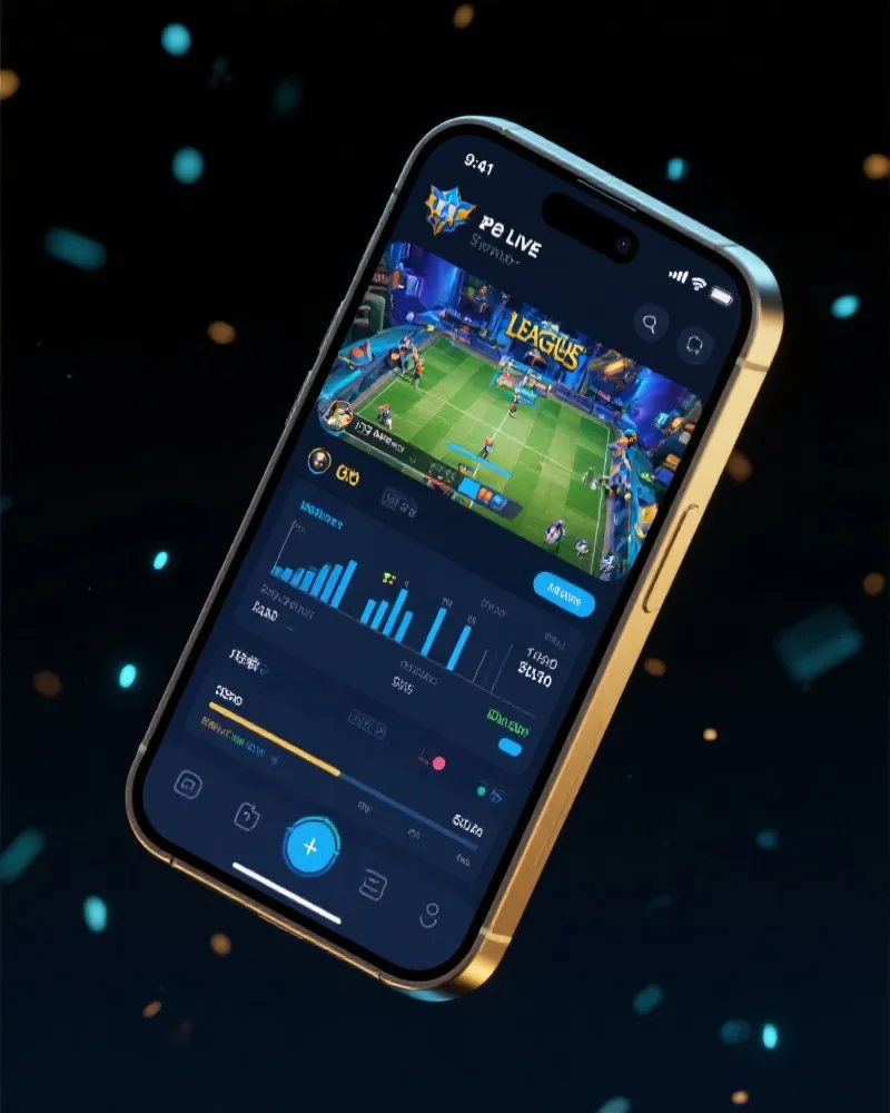 英雄联盟直播 App 界面展示